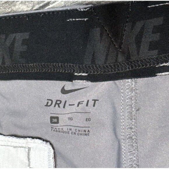 Nike Golf Shorts Mens 38 Gray Flat Front Performance Stretch 10" Lightweight - Picture 4 of 10